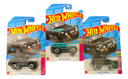 Hot Wheels 1988 Jeep Wagoneer (2023) Exclusivo Usa X3 Var.