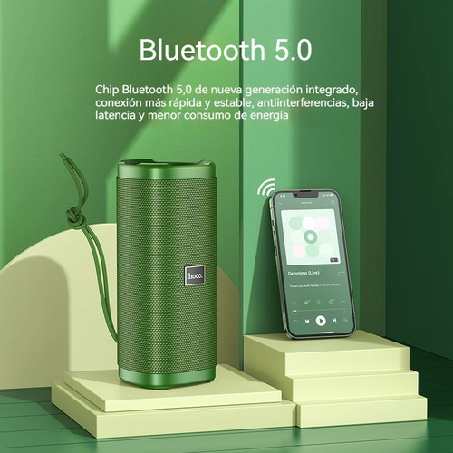 Imagen 6 de 9 de Altavoz Bluetooth Portátil Deportivo De Dos Modos, De La Mar