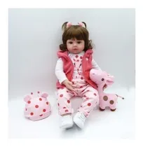 Comprar 48cm Bebé Reborn Muñecas Realista Reborn Silicona Pink