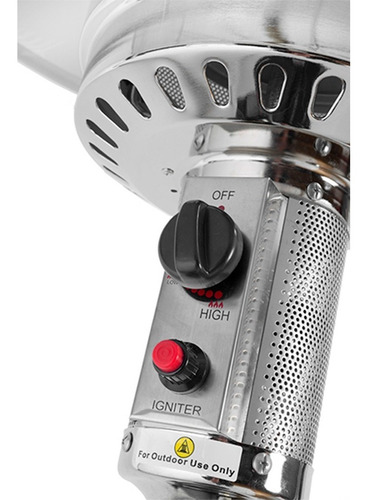 Imagen 2 de 4 de Hongo Calefactor Estufa Exterior Daewoo Patio A Gas DACZGB-A 10.320 kcal/h