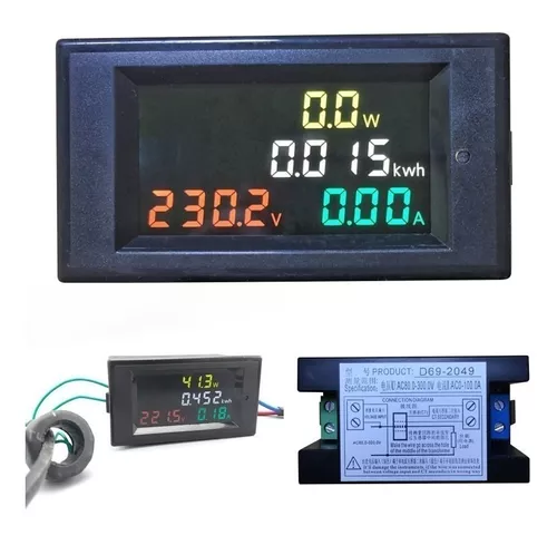 Imagen 3 de 7 de Medidor Consumo Electrico - Watimetro Voltimetro Amperimetro