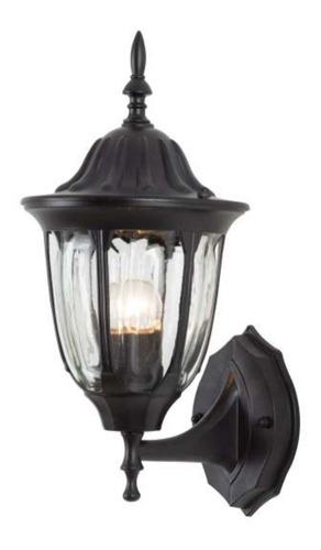 Arandela Colonial Em Alumínio Vintage E27 Retro St202p Cor Preto 110V/220V (Bivolt)