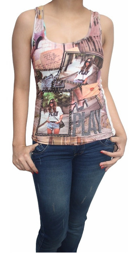 Bl1206 Blusa Esqueleto Con Cristales, It Girls Colombia