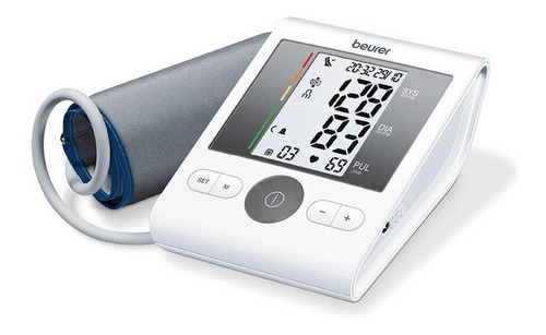 Tensiometro Digital de Brazo Monitor de Presion Arterial Beurer BM 28 Aleman Color Blanco