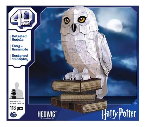 Harry Potter Hedwig Buho Puzzle 4d Int 29955 Spin Master