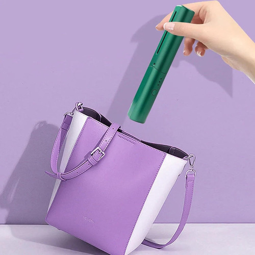 Cepillo Usb Peine Alisadora Para Cartera Verde