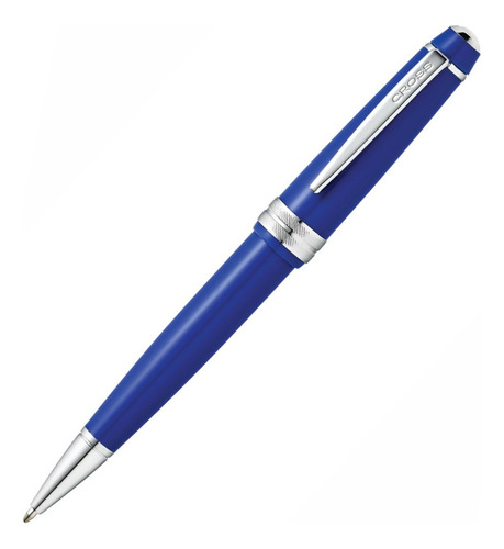 Bolígrafo Bailey Light Resina Pulida Color Azul, Cross