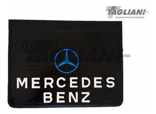 Par Barreros Camion Mercedes Benz 63 X 40 Logo Y Letras