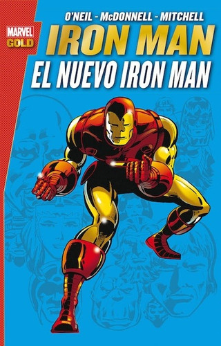 Comic Marvel Gold Iron Man. El Iron Man
