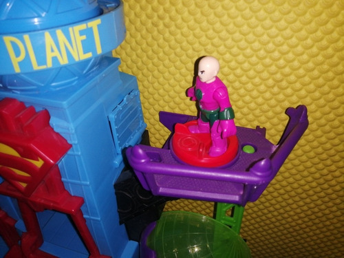Dc Super Friends Imaginext Superman Vs Lex Luthor Y Set (Usado)
