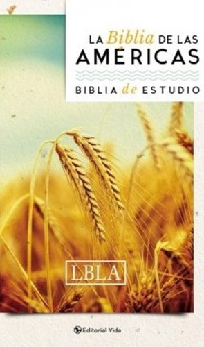 Biblia De Estudio De Las Americas - Tapa Dura - Lbla