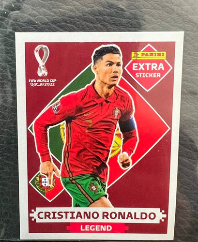 Barajita Panini Extra Sticker Cristiano Ronaldo Base Legend