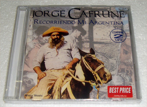 Jorge Cafrune Recorriendo Mi Argentina  Cd Doble Nuevo Kktus