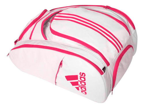 Raqueteira adidas Multigame - Beach Tennis, Padel Cor Branca e Rosa