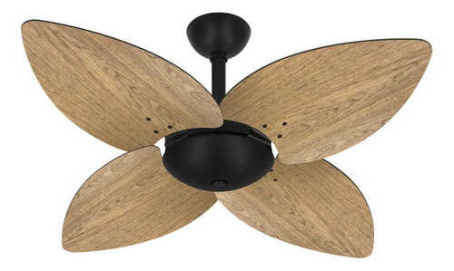 Ventilador Teto Winds Preto 4 Pás Econômico Sala Ventax 127v