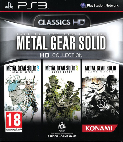 Metal Gear Solid Hd Collection ~ Videojuego Ps3 Español