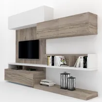 Comprar Modular Vajillero Lcd Led Rack Mueble Para Tv La Font
