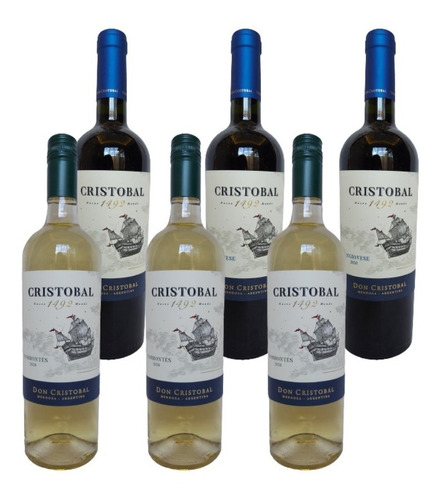 Vino Cristobal 3sangiovese + 3torrontes Bodega Don Cristobal