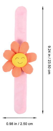 Pulsera Con Forma De Flor, 2 Unidades, Dibujos Animados, Hug