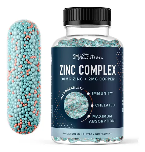 Microperlas De Suplemento De Zinc Para Apoyo Inmunológico Y