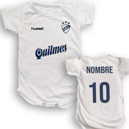 Body Bebe Camiseta De Futbol Quilmes Personalizado