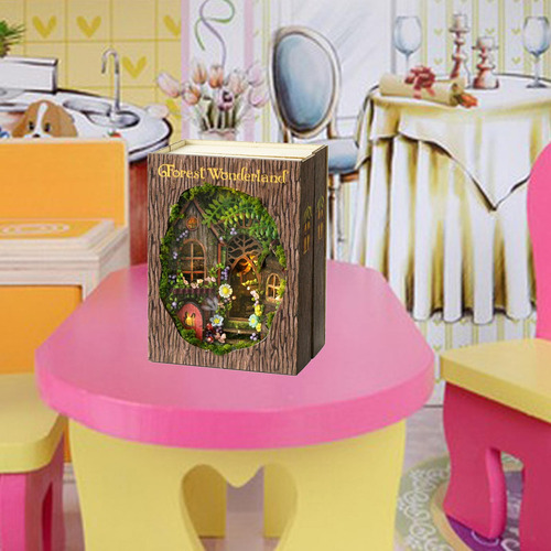 Casa De Muñecas En Miniatura De Madera, Modelo De Tienda