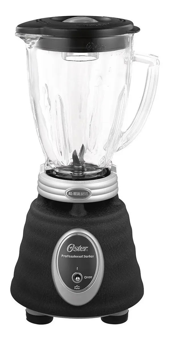 Licuadora Oster Profesional BPST02-B 1.5 L negra con vaso de vidrio