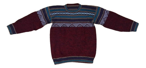 Sweater Pullover Lana Alpaca Piramides Unisex 