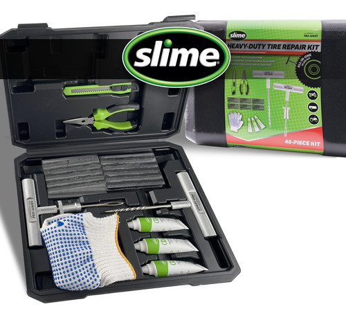 Slime 20503 - Kit De Enchufe De Reparacion De Neumaticos Pla