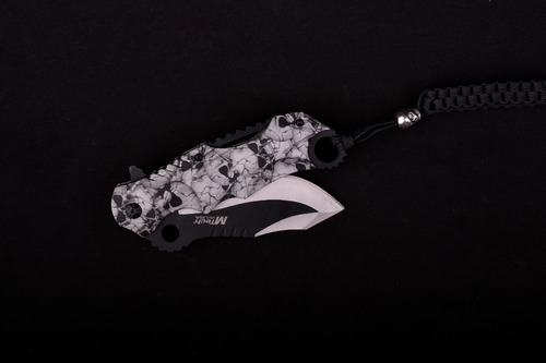 Imagen 5 de 9 de Cuchillo Navaja Mtech Usa Tipo Bowie + Cuerda Zombie Hunter