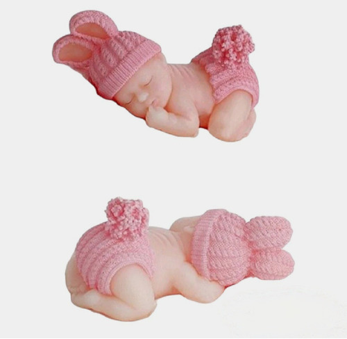 Souvenir Bebé Durmiendo X 10 Unidades Bautismo Baby Porcelan