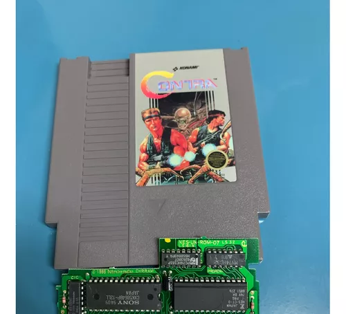 Contra Nes Jogo 100% Original Com Manual Nintendo