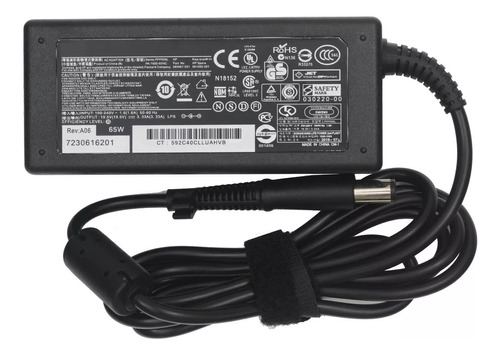 Cargador Para Hp 19.5v 3.33a P. Normal