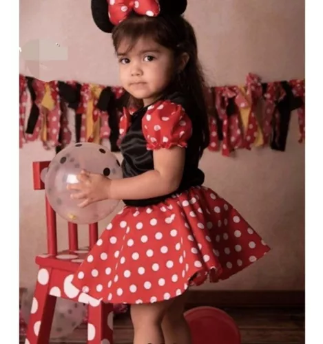 fábrica Debilidad sólido Vestidos De Minnie Mouse 1 Ano Para Nina | MercadoLibre 📦