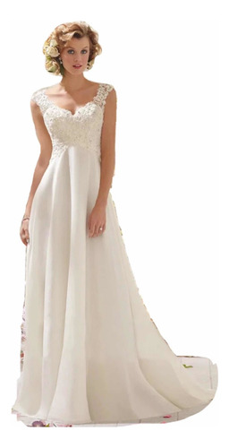 Vestido Novia Playa Civil Religioso Mod 37 Ivory Blanco Viv | Meses sin intereses Vestido Novia Playa Civil Religioso Mod 37 Ivory Blanco Viv | Meses sin intereses