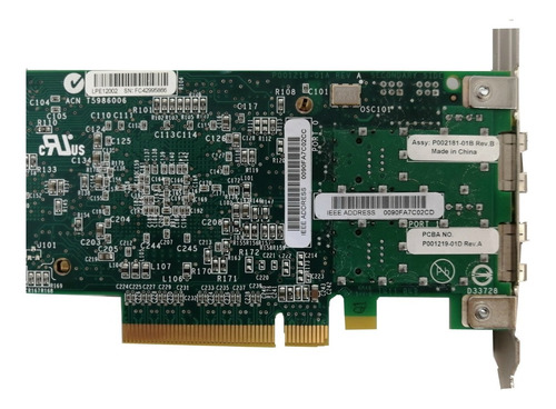 Dell Emulex Lpe12002 Np 0r7wp7 Dual Port 8gb Pci-e Hba
