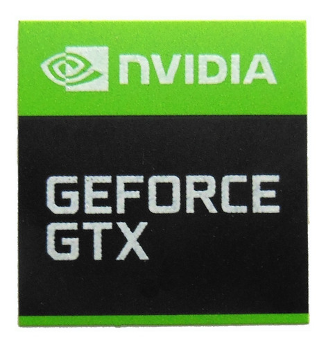 Sticker Original Nvidia Geforce Gtx 1.7 X 1.8cm