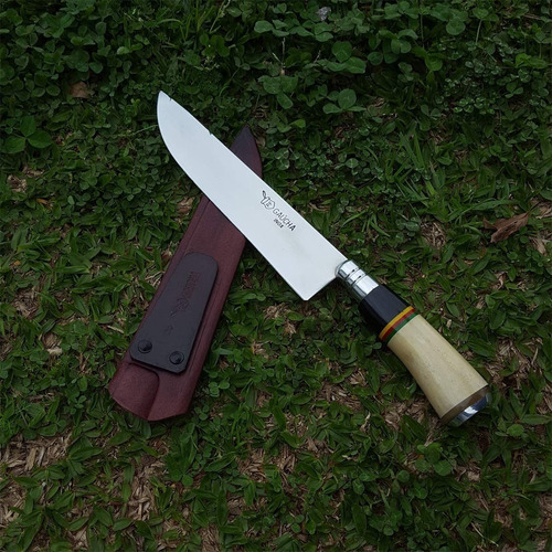 Faca Churrasco Gaúcha Artesanal Aço Inox Gauderia 8