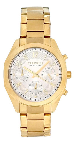 Reloj Caravelle New York Cronógrafo Dorado Melissa 44l118