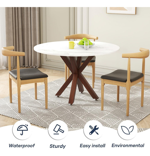 Patas De Mesa De 71 Cm De Color Nogal Para Mesa De Café