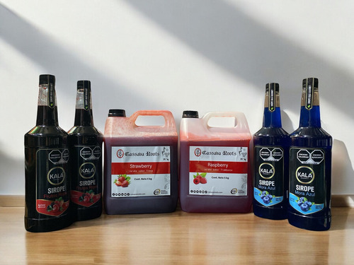 Kit Jarabes Kala Y Cassava Roots Bebida Frappé Y Cóctel