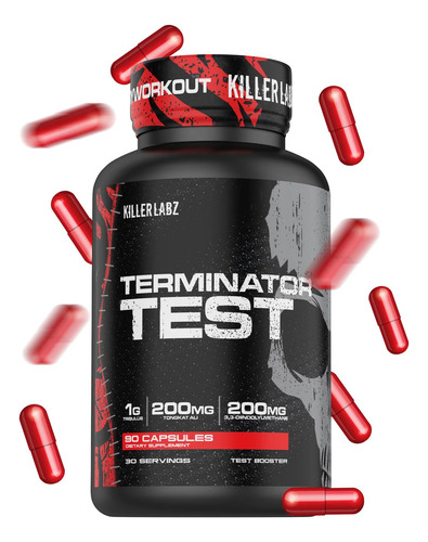 Terminator Precursor Testoterona Killerlabz 90 Capsulas Sabor N/a