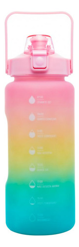 Garrafa Squeeze Lyor Tie Dye Em Policarbonato 2l