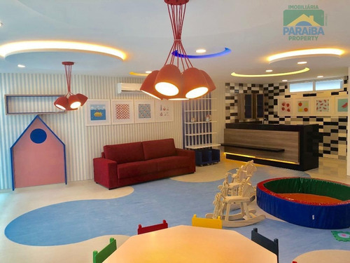 Imagem 8 de 15 de Apartamento Novo Beiramar Para Locação - Praia Do Cabo Branco - João Pessoa - Pb - Ap1306