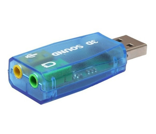 Adaptador De Tarjeta De Sonido Usb  Microfono Y Auriculares