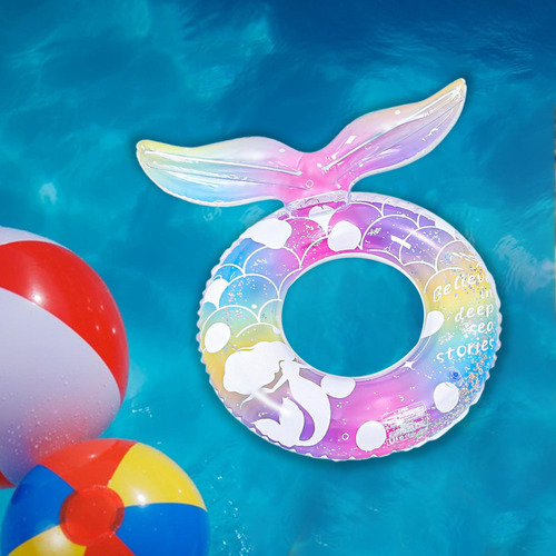 Flotador Inflable De Sirena Para Anillo De Natación