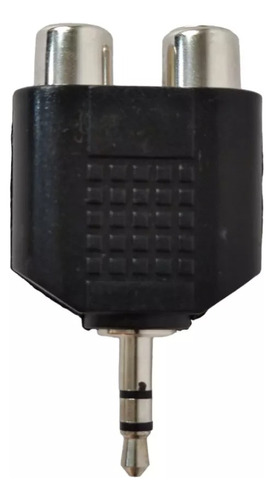 Conector Portátil Audio 3.5mm Macho 2 Conectores Hembra Rca