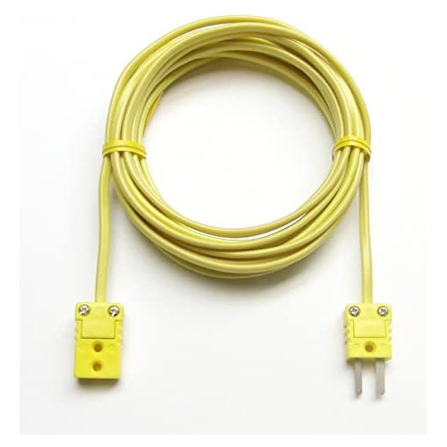 Cable De Extensión De Termopar Tipo K Conectores Minia...