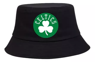 Gorro Pesquero Boston Celtics Bask Negro Sombrero Bucket Hat