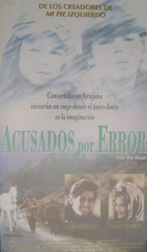 Película Acusados Por Error (into The West) 1995 Vhs Sub